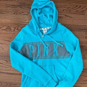 Blue zip up hoodie
